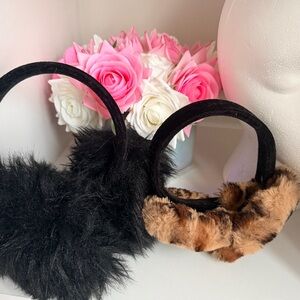 Bundle- 2 pairs ASOS fuzzy ear muffs